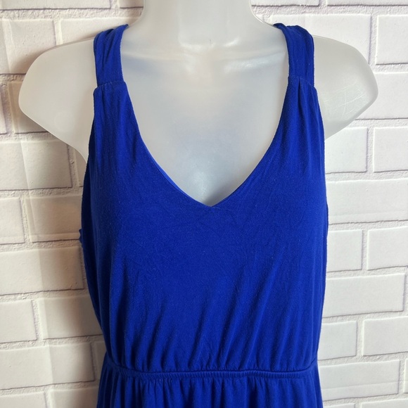 EXPRESS Elegant Blue Sleeveless maxi Dress/size M - Picture 5 of 10